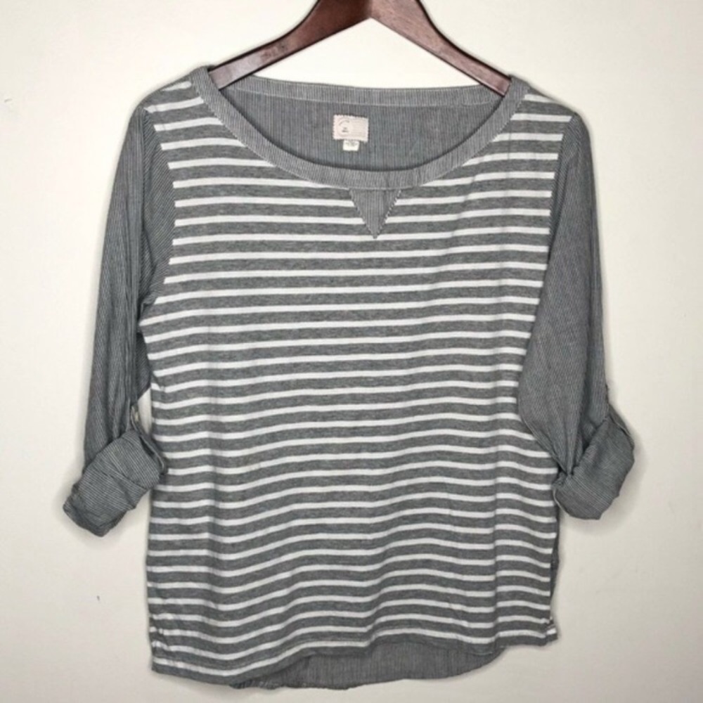 ANTHROPOLOGIE Postmark Conductor Stripe Top - Picture 7 of 11